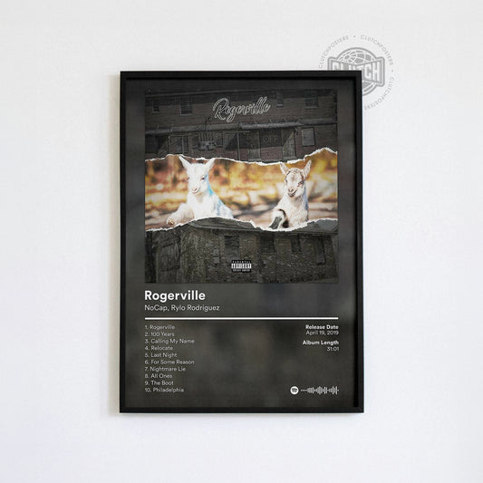 NoCap 'Rogerville' Album Poster