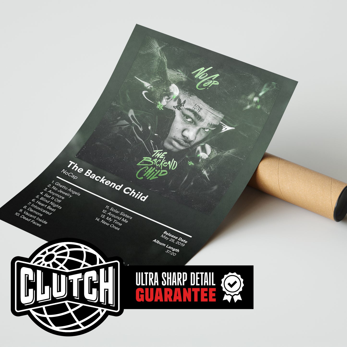 NoCap 'The Backend Child' Album Poster