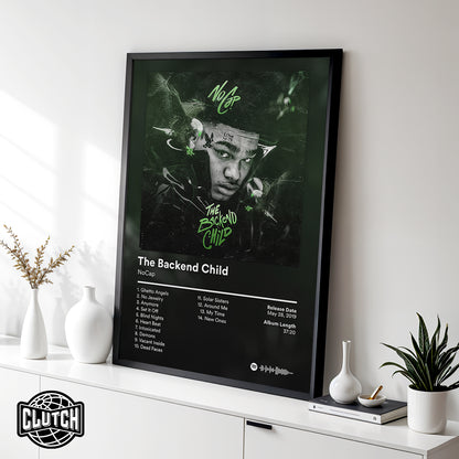 NoCap 'The Backend Child' Album Poster