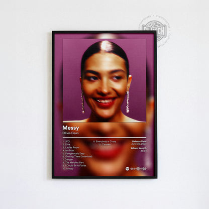 Olivia Dean 'Messy' Album Poster