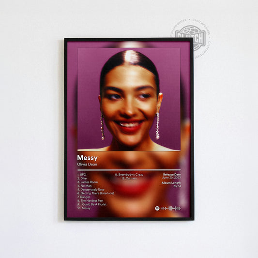 Olivia Dean 'Messy' Album Poster