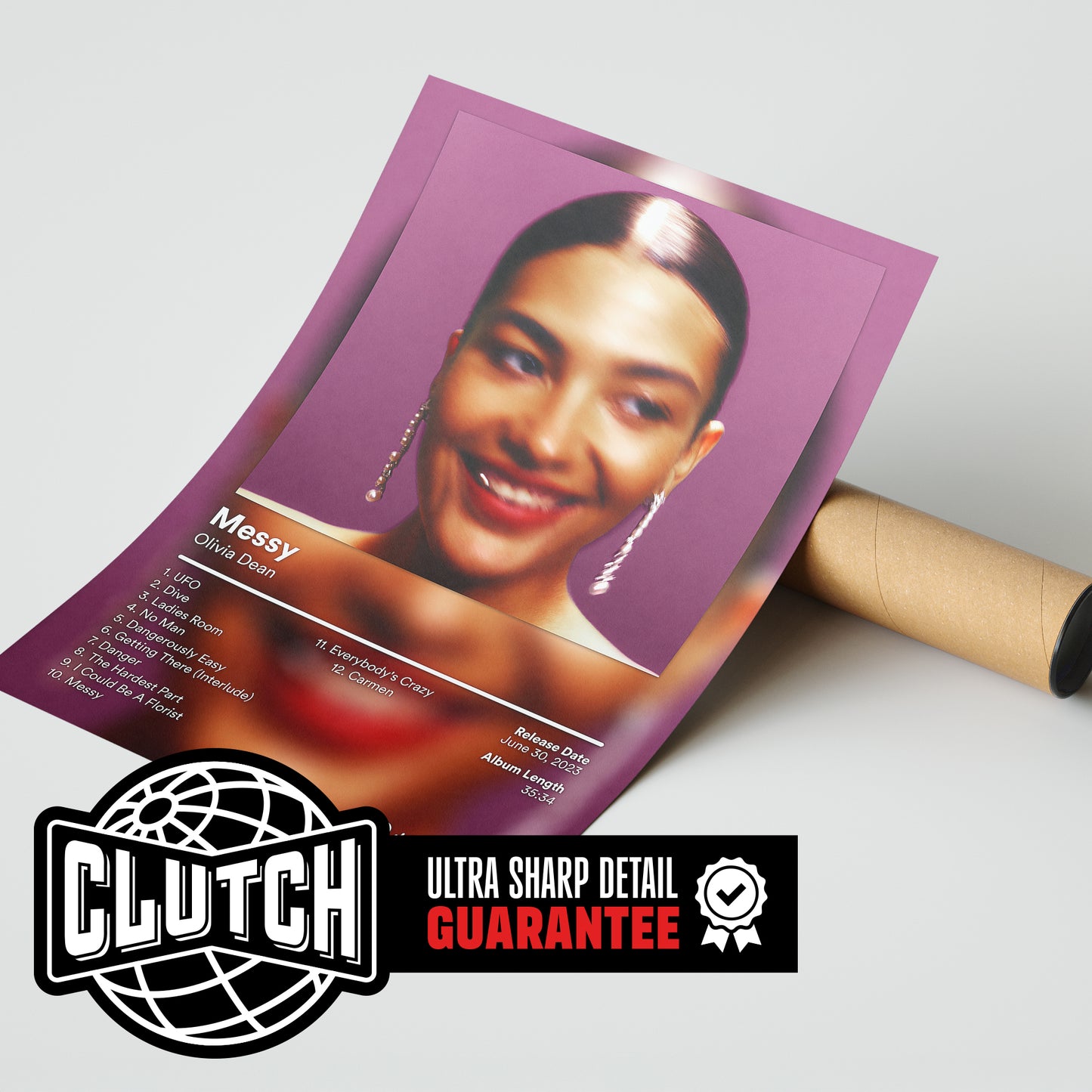 Olivia Dean 'Messy' Album Poster