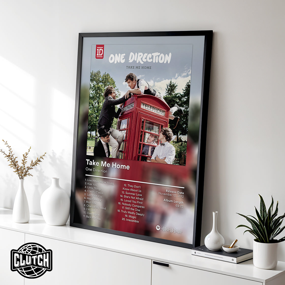 One Direction 'Take Me Home' Album Poster