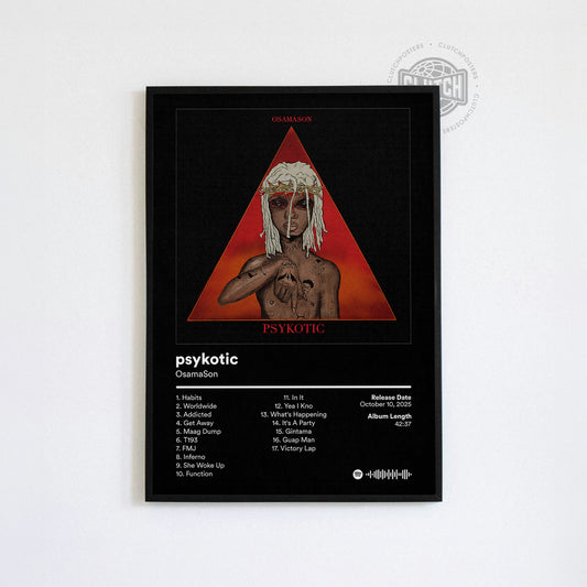 OsamaSon 'Psykotic' Album Poster