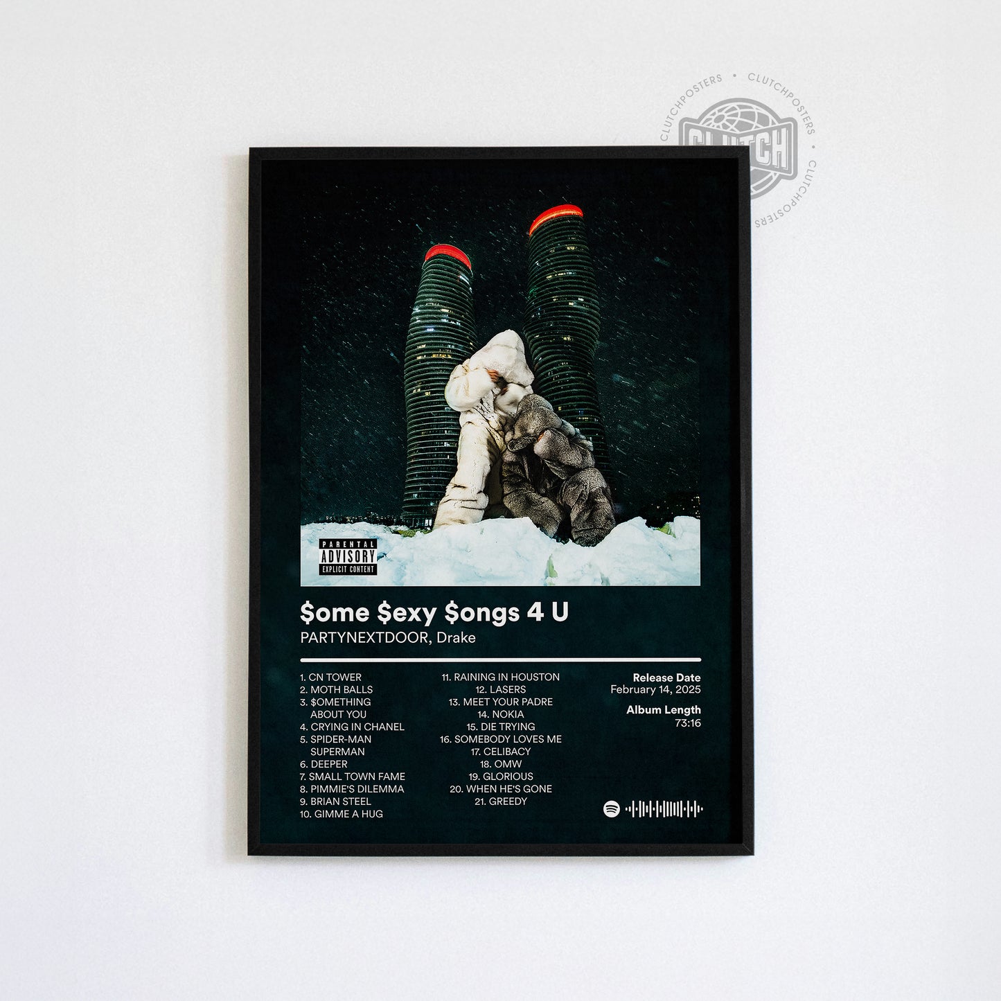 PARTYNEXTDOOR 'Some Sexy Songs 4 U' Album Poster