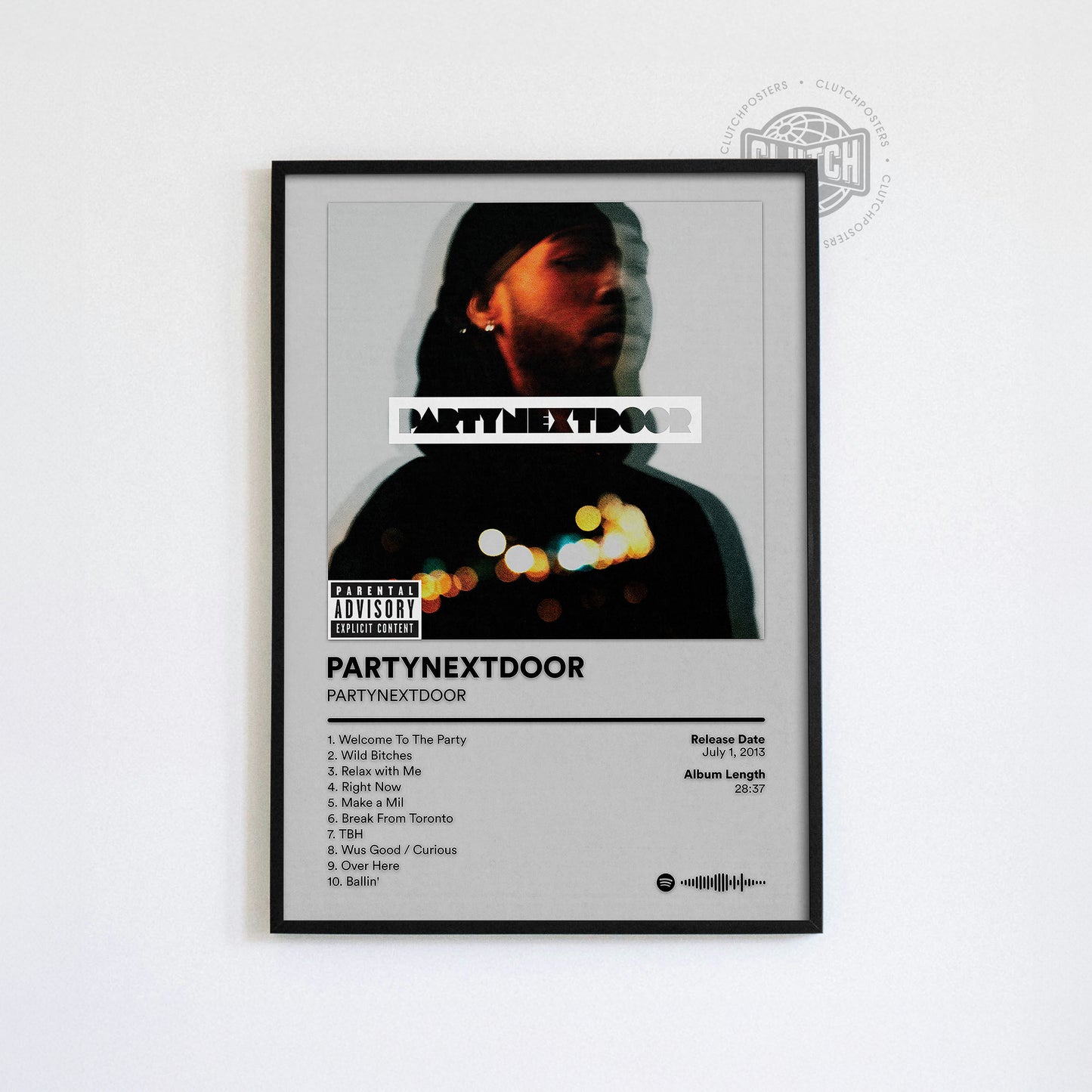 PARTYNEXTDOOR 'PARTYNEXTDOOR' Album Poster