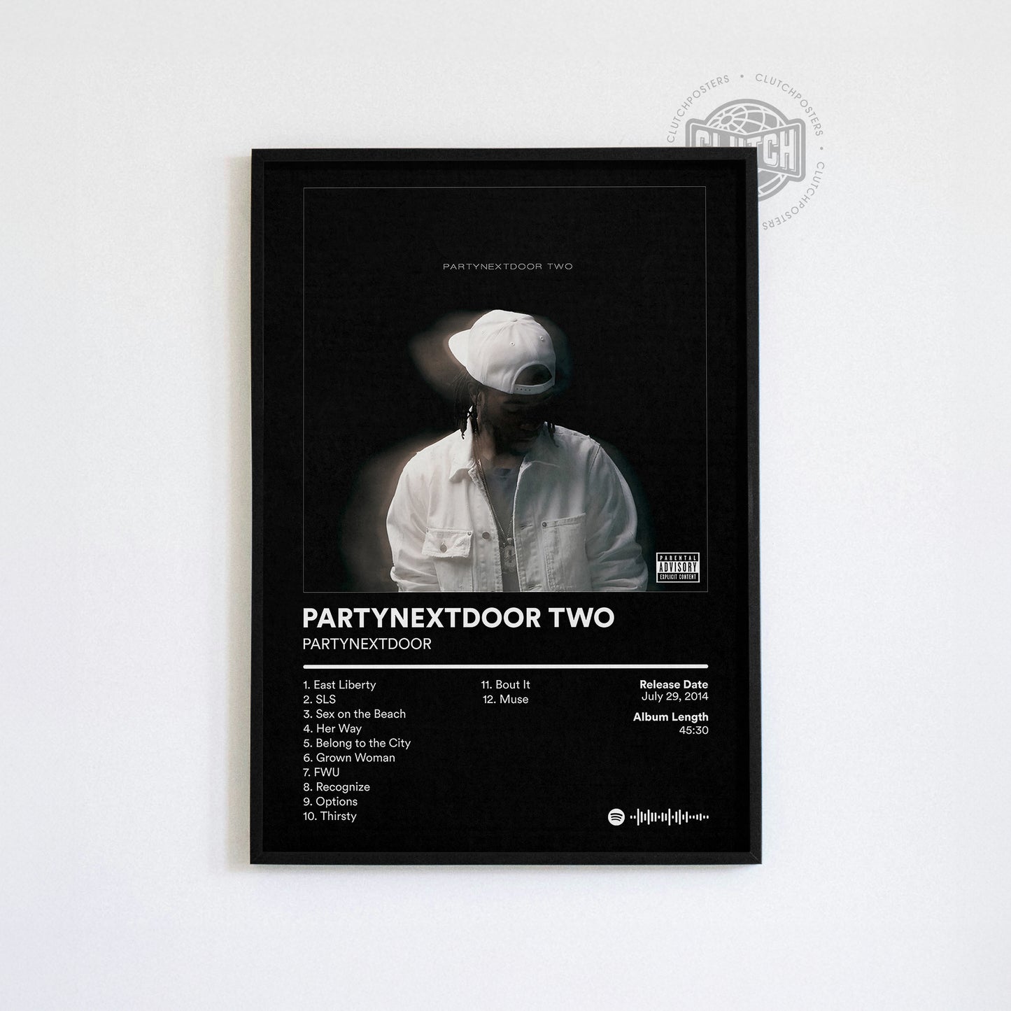 PARTYNEXTDOOR 'PARTYNEXTDOOR TWO' Album Poster