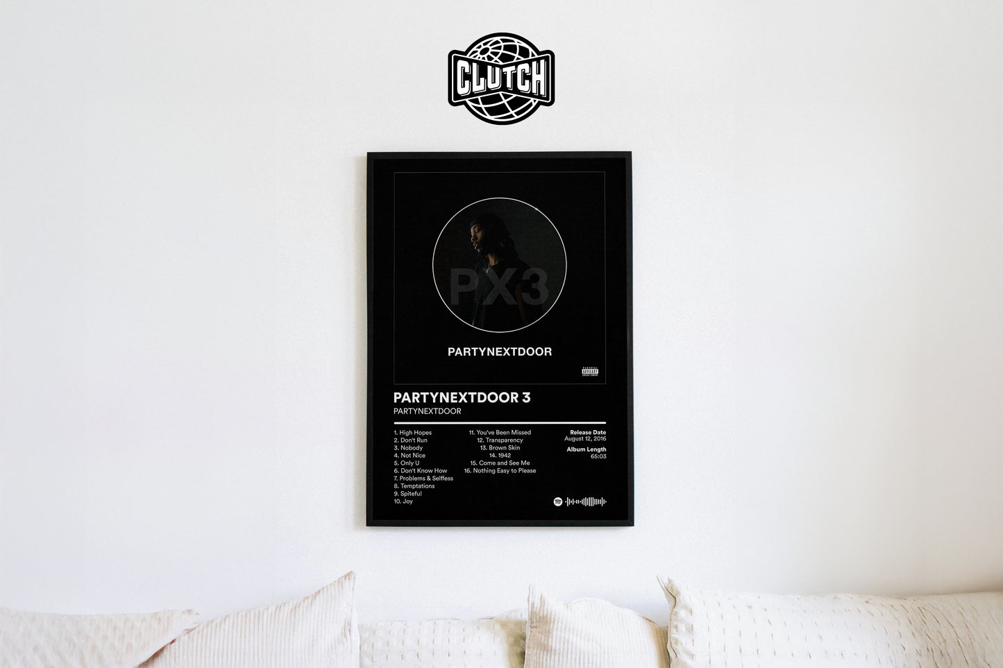 PARTYNEXTDOOR 'PARTYNEXTDOOR 3' Album Poster