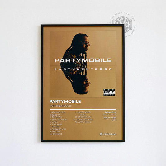 PARTYNEXTDOOR 'PARTYMOBILE' Album Poster