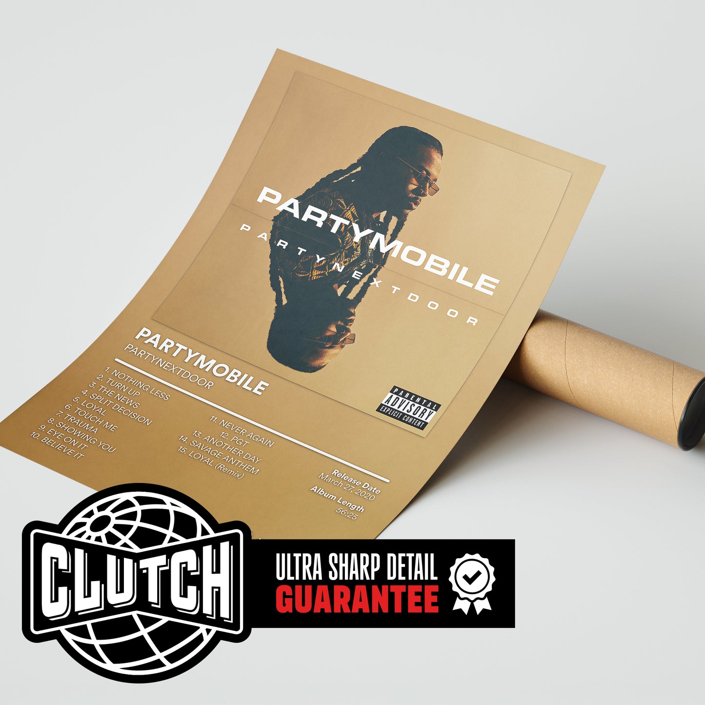 PARTYNEXTDOOR 'PARTYMOBILE' Album Poster