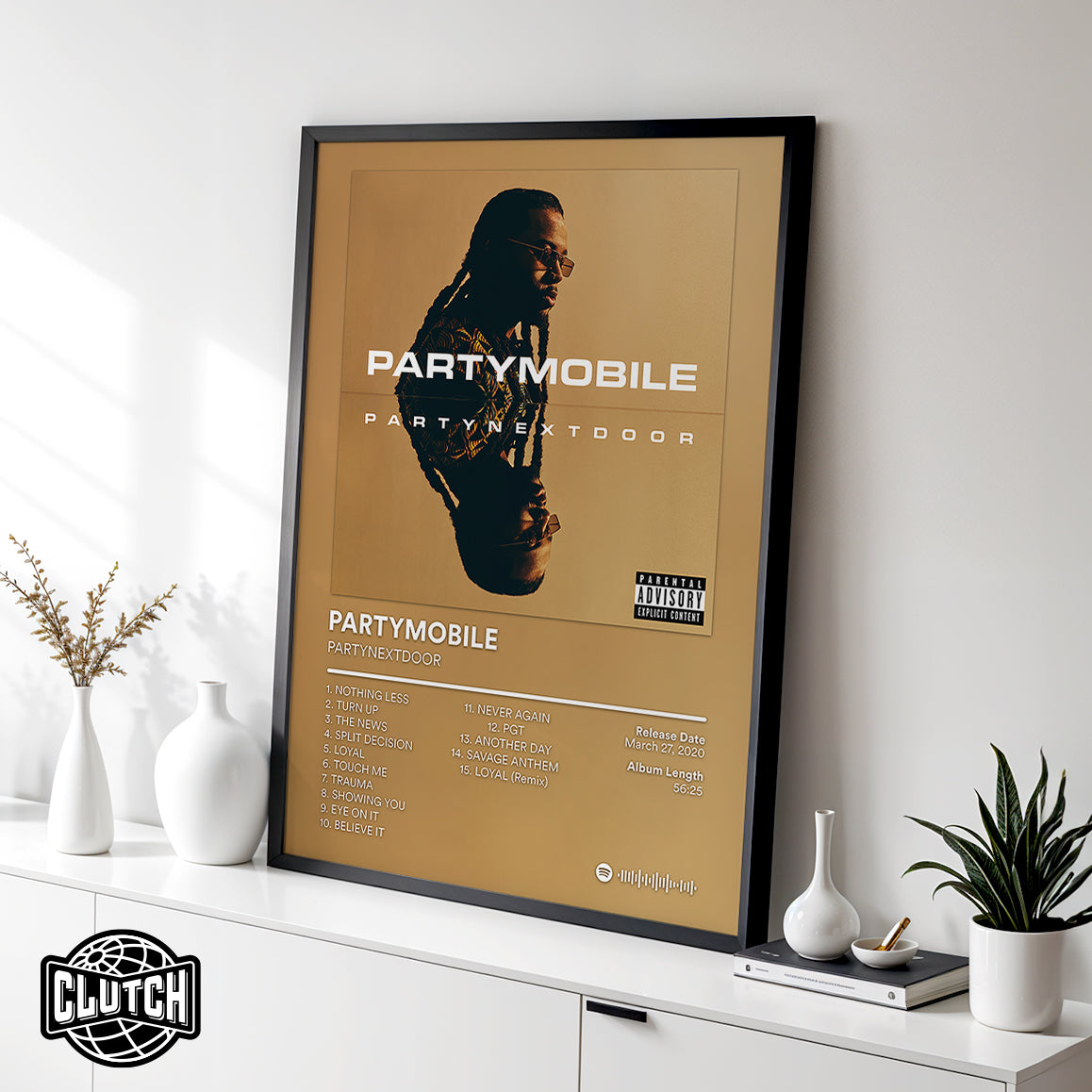 PARTYNEXTDOOR 'PARTYMOBILE' Album Poster