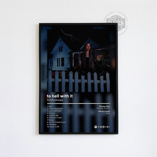 PinkPantheress 'To Hell With It' Album Poster