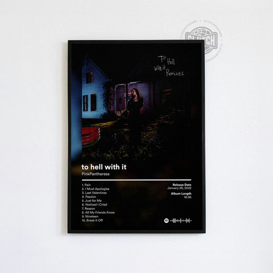 PinkPantheress 'To Hell With It' (Remixes) Album Poster