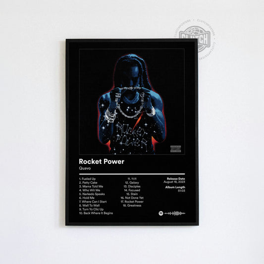 Quavo 'Rocket Power' Album Poster