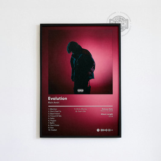 Rich Amiri 'Evolution' Album Poster