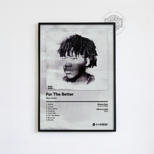Rich Amiri 'For The Better' Album Poster