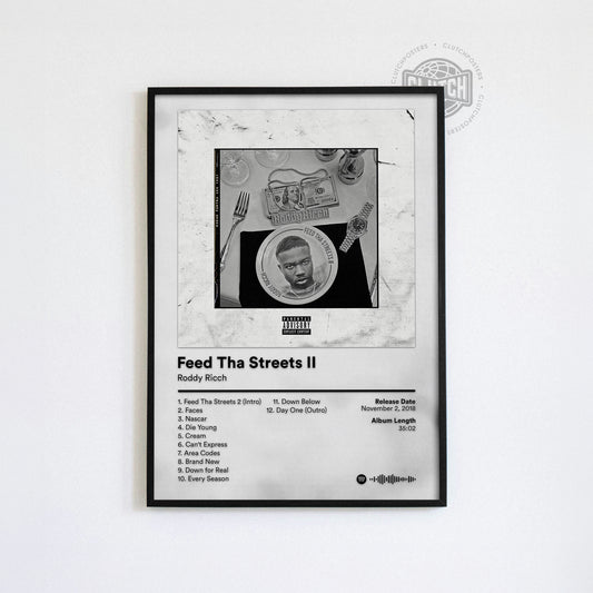 Roddy Ricch 'Feed Tha Streets II' Album Poster