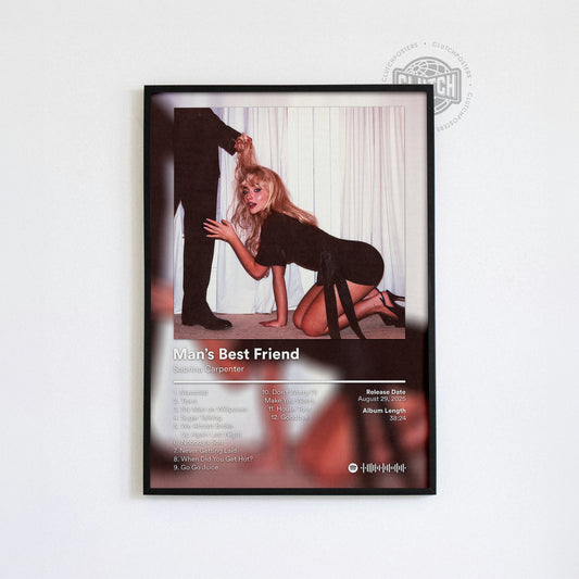 Sabrina Carpenter 'Man's Best Friend' Album Poster