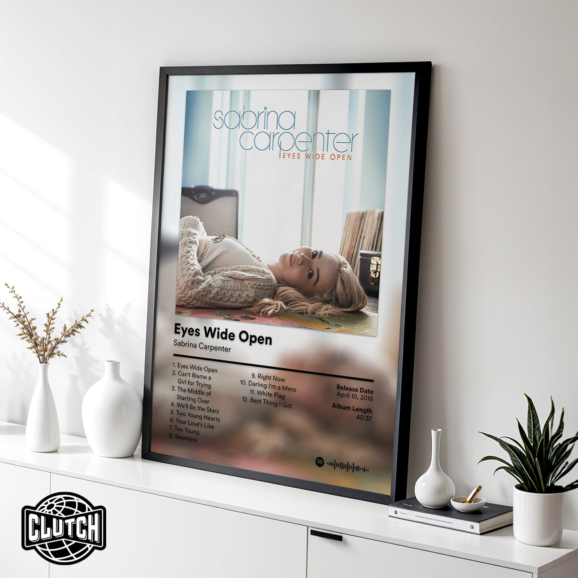 Sabrina Carpenter 'Eyes Wide Open' Album Poster