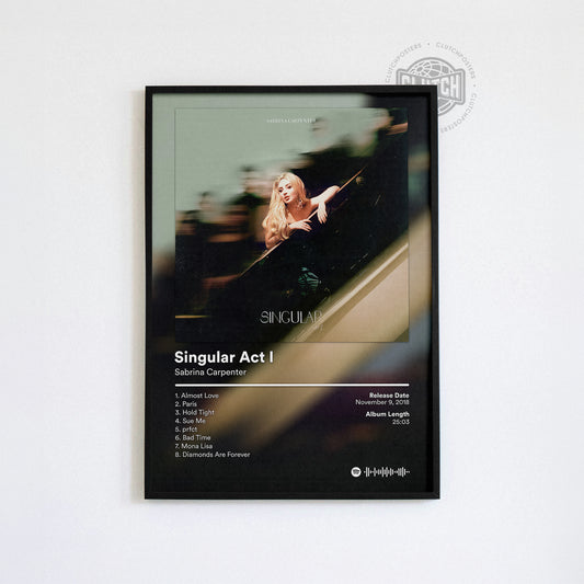 Sabrina Carpenter 'Singular Act I' Album Poster