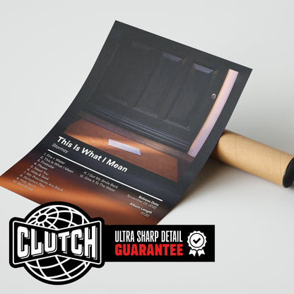 Stormzy 'This Is What I Mean' Album Poster