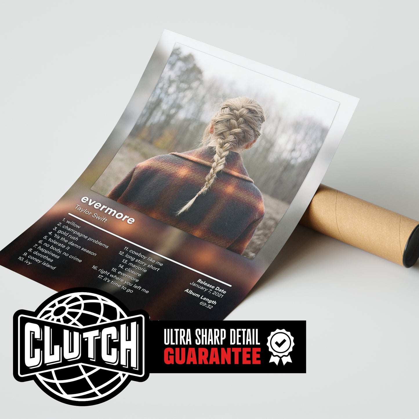 Taylor Swift 'evermore' Album Poster