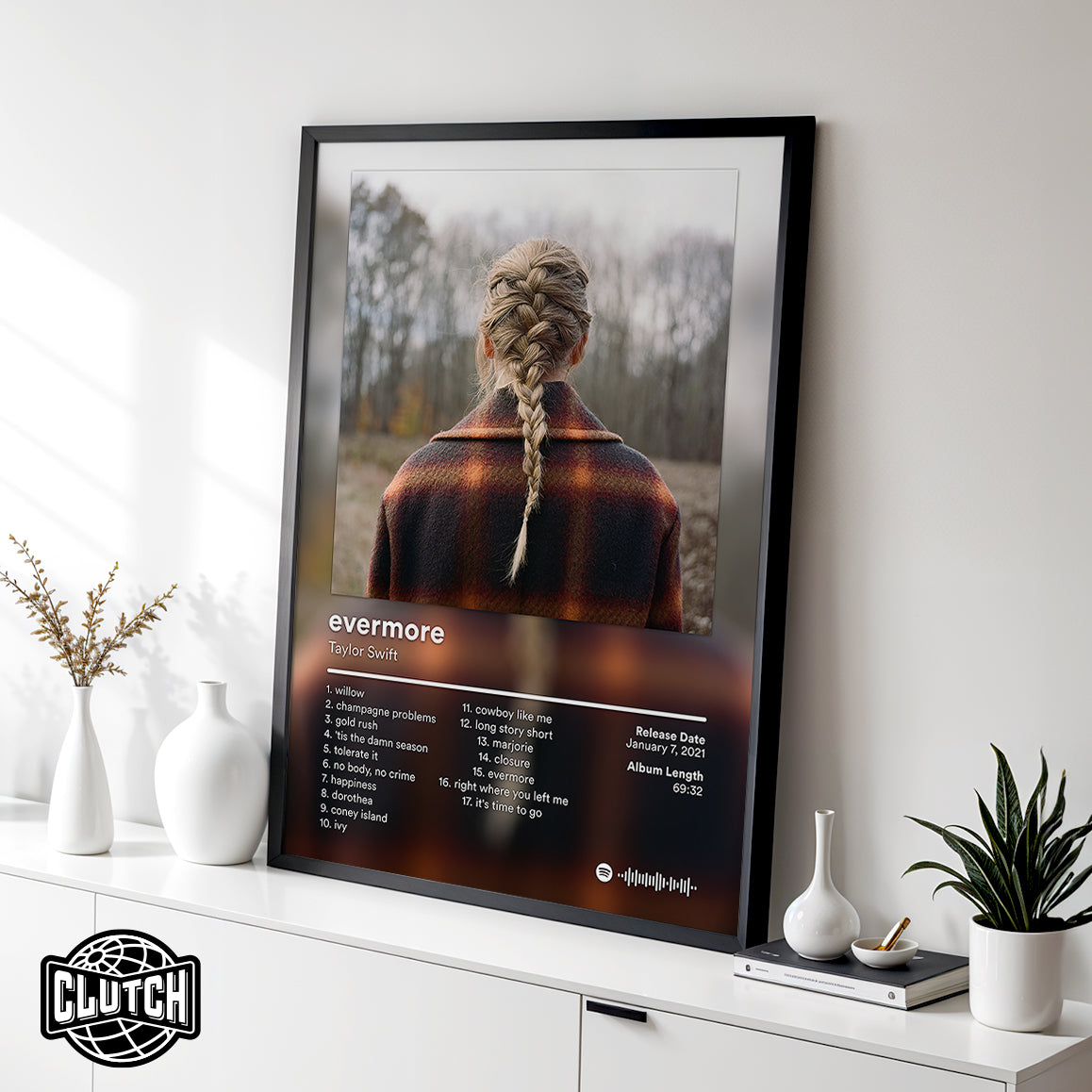 Taylor Swift 'evermore' Album Poster