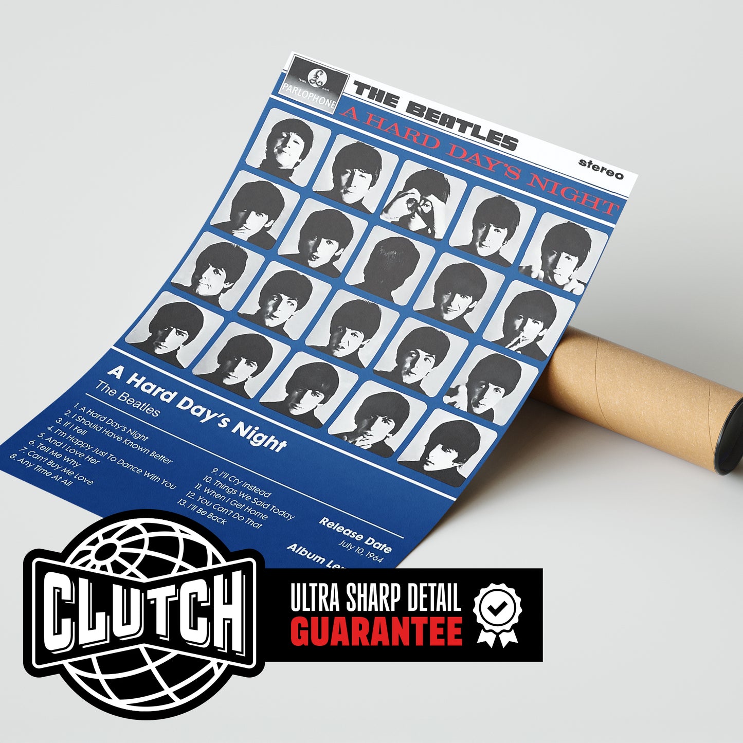 The Beatles 'A Hard Day's Night' Album Poster