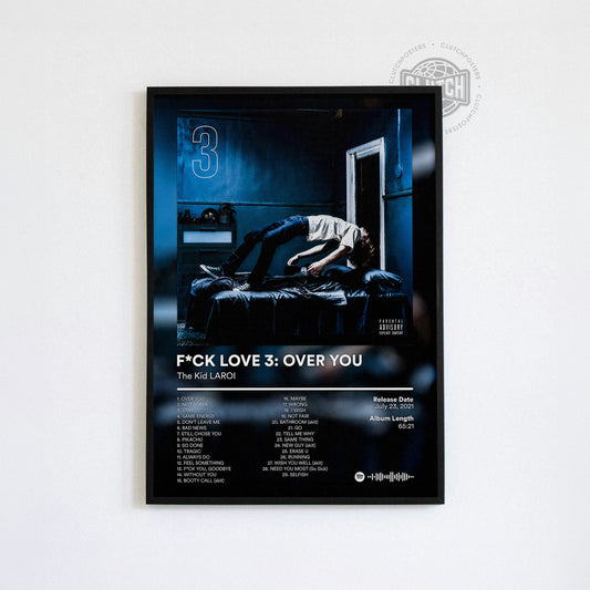The Kid LAROI 'F*ck Love 3 Over You' Album Poster