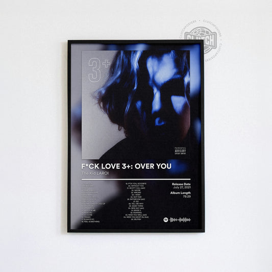 The Kid LAROI 'F*ck Love 3+ Over You' Album Poster