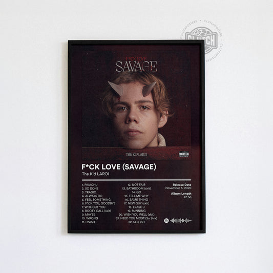 The Kid LAROI 'F*ck Love (Savage)' Album Poster