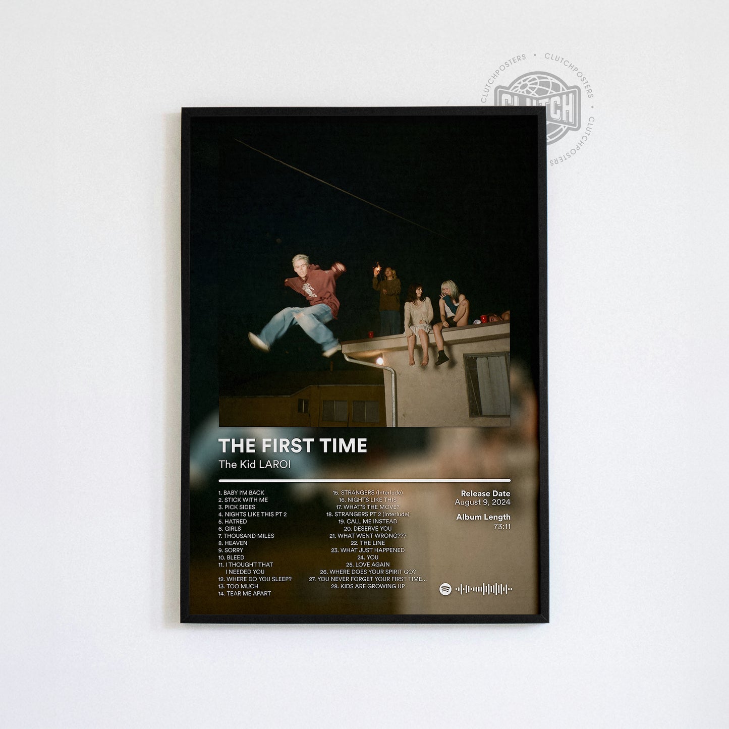 The Kid LAROI 'The First Time' (Deluxe) Album Poster