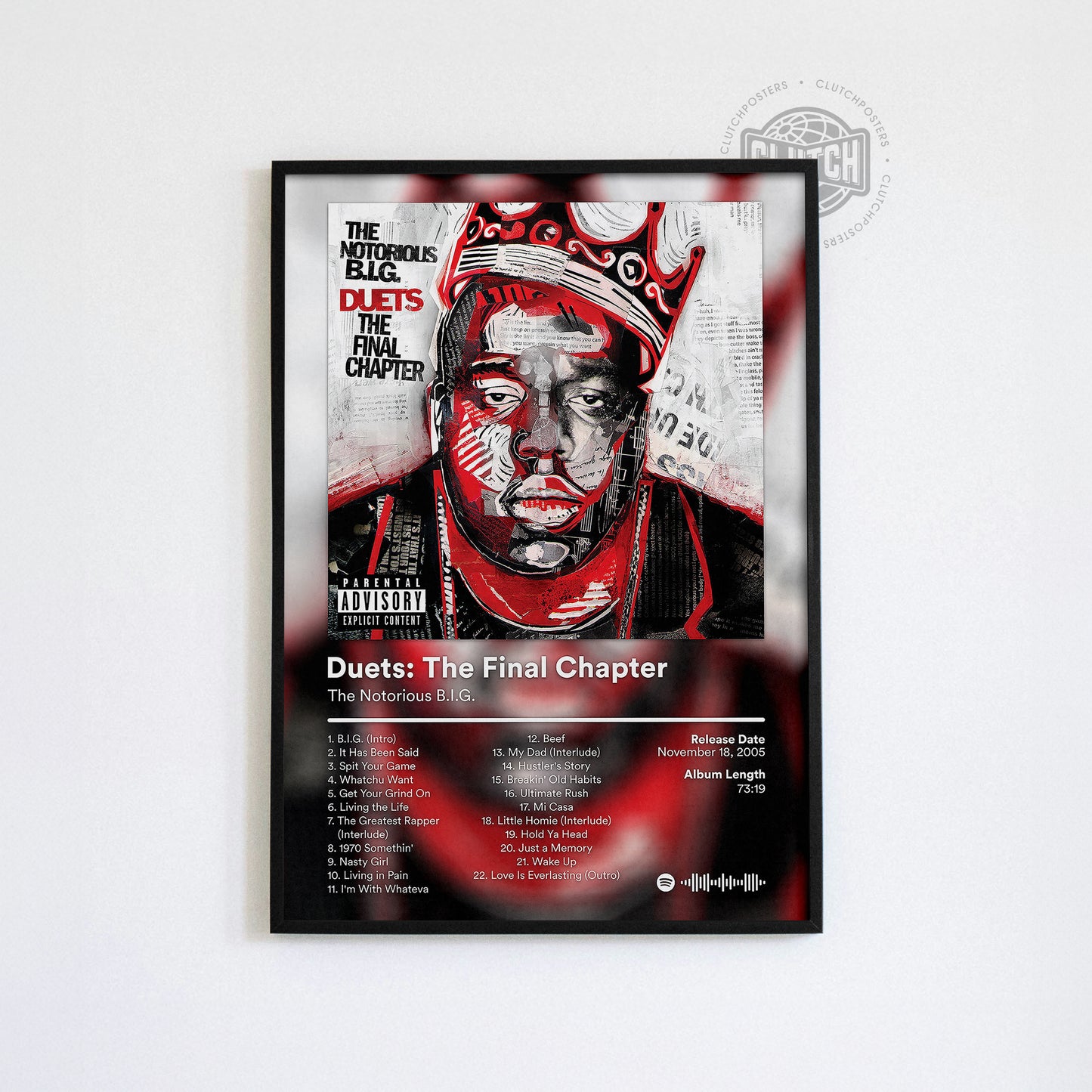 The Notorious B.I.G 'Duets The Final Chapter' Album Poster