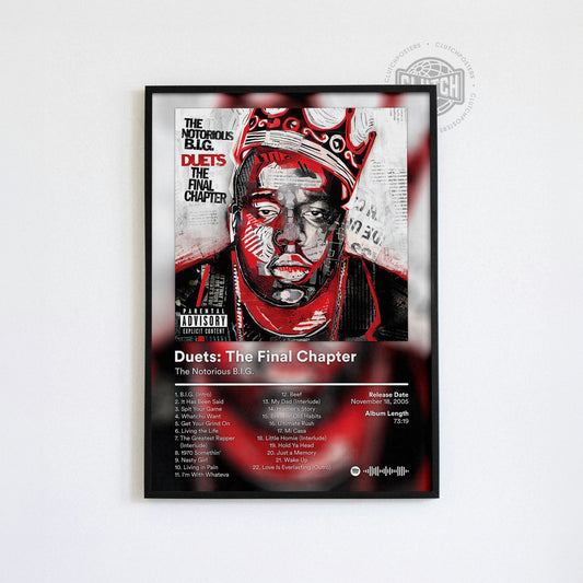 The Notorious B.I.G 'Duets The Final Chapter' Album Poster