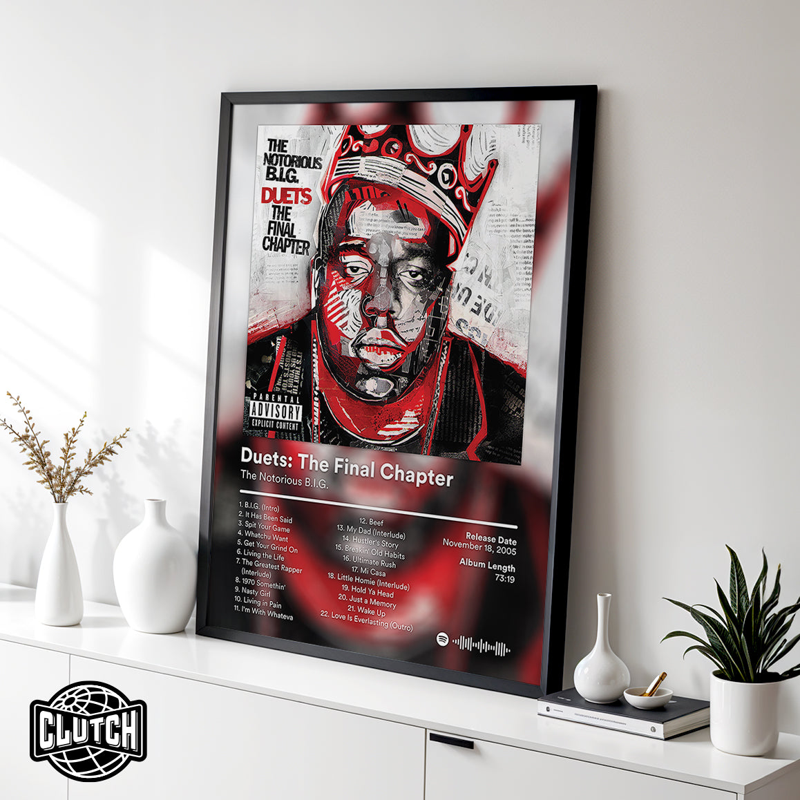 The Notorious B.I.G 'Duets The Final Chapter' Album Poster