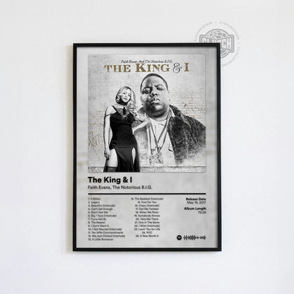 The Notorious B.I.G 'The King & I' Album Poster