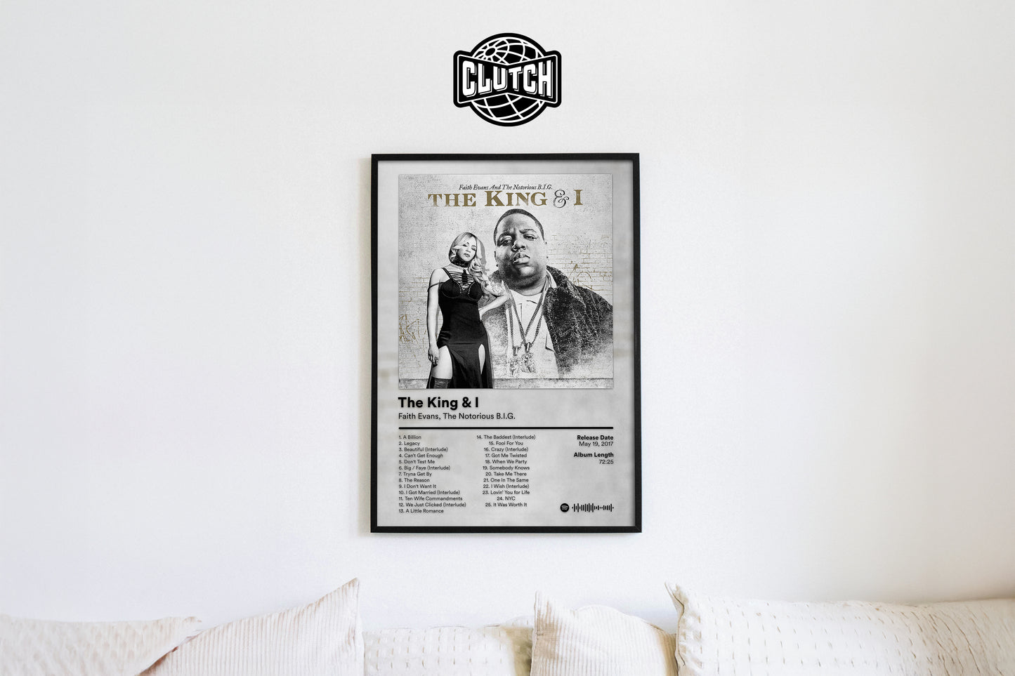 The Notorious B.I.G 'The King & I' Album Poster