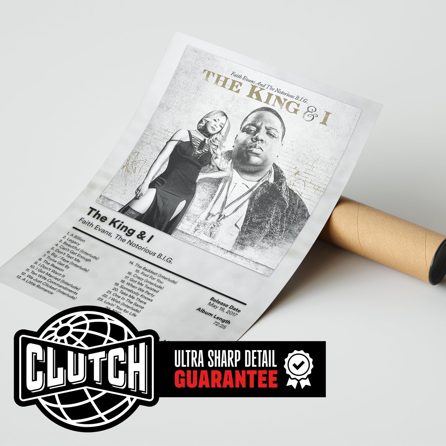 The Notorious B.I.G 'The King & I' Album Poster