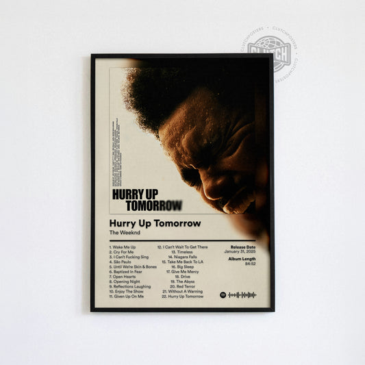 The Weeknd 'Hurry Up Tomorrow' Album Poster