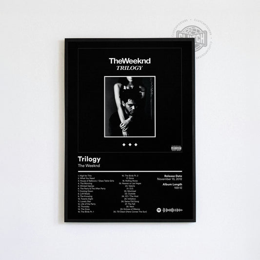 The Weeknd 'Trilogy' Album Poster