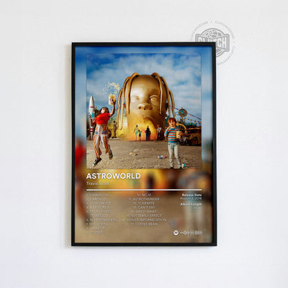 Travis Scott 'ASTROWORLD' Album Poster