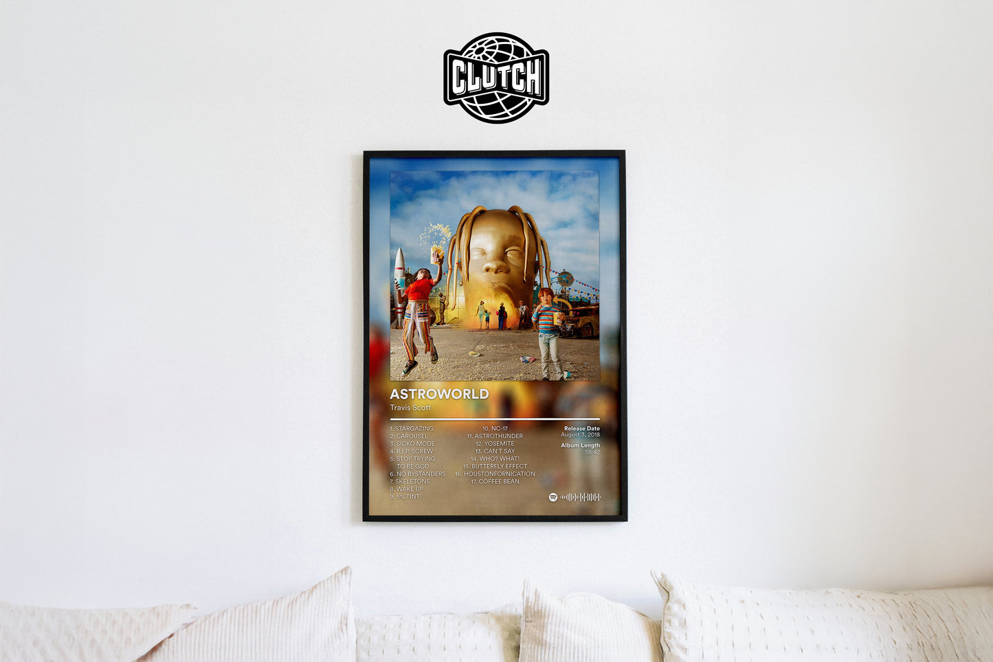 Travis Scott 'ASTROWORLD' Album Poster