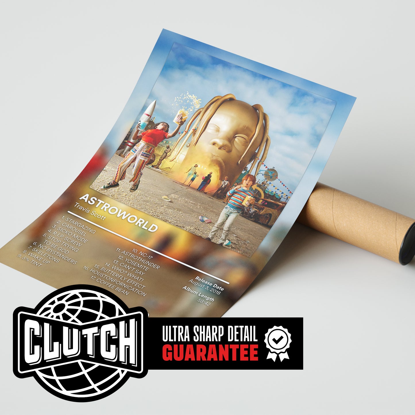 Travis Scott 'ASTROWORLD' Album Poster