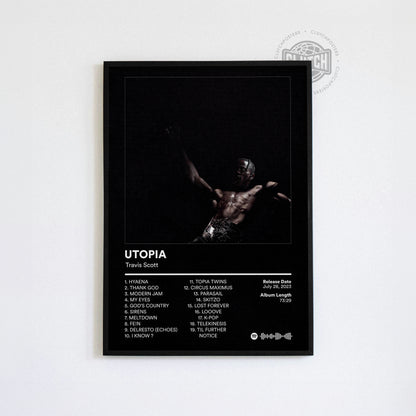 Travis Scott 'UTOPIA' Album Poster