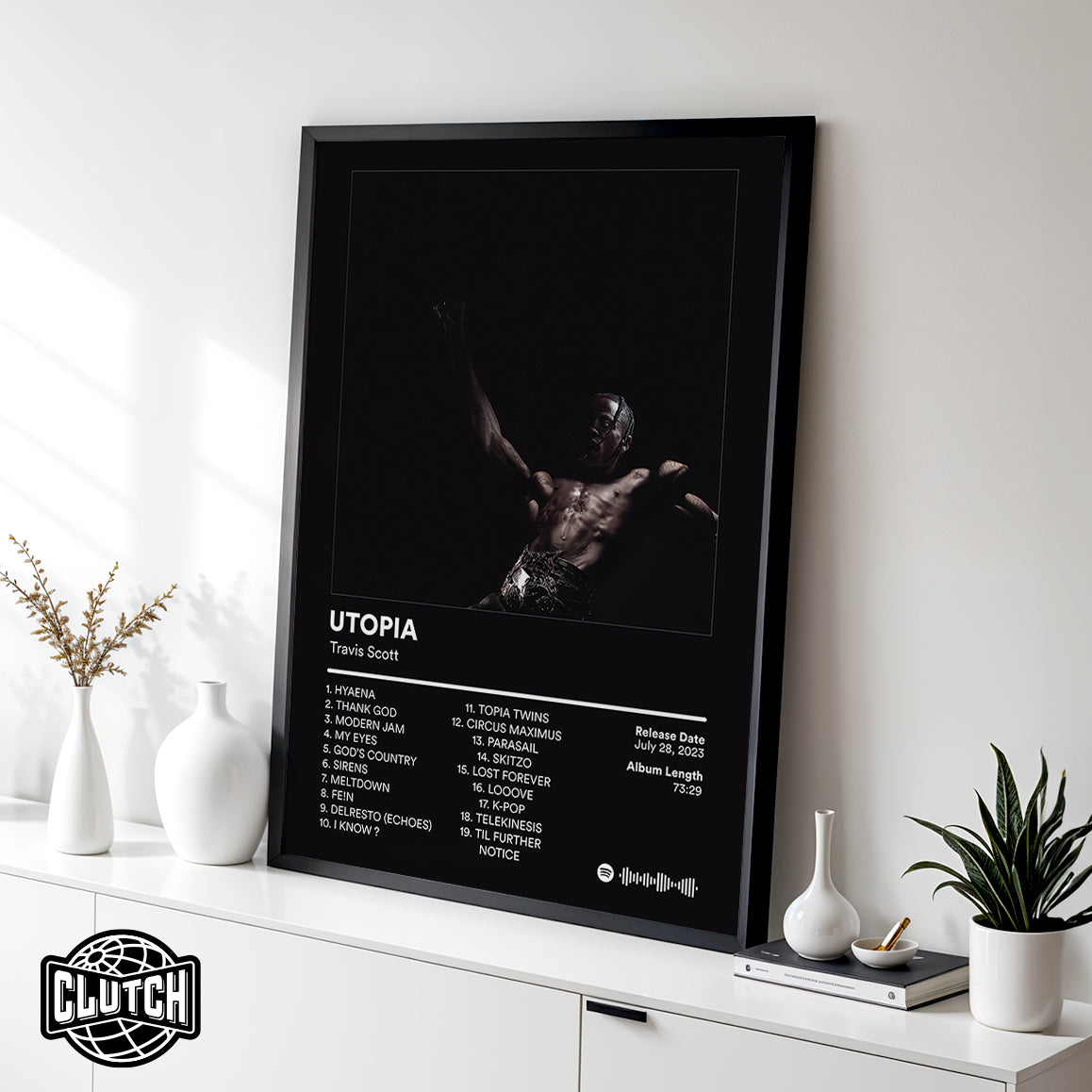 Travis Scott 'UTOPIA' Album Poster