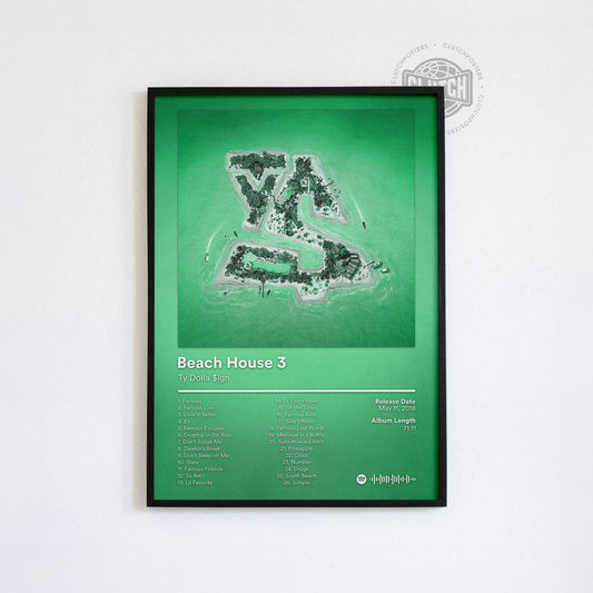 Ty Dolla Sign 'Beach House 3' (Deluxe) Album Poster