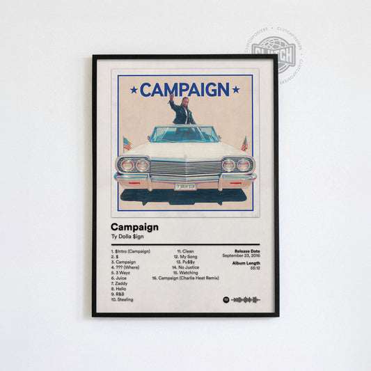 Ty Dolla Sign 'Campaign' Album Poster