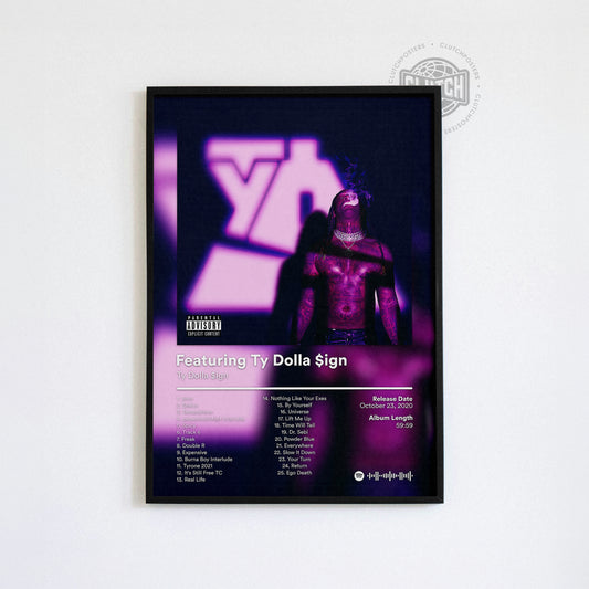Ty Dolla Sign 'Featuring Ty Dolla $ign' Album Poster