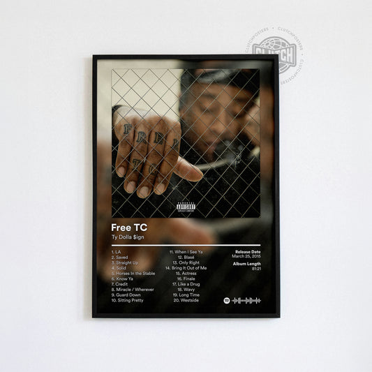 Ty Dolla Sign 'Free TC' Album Poster