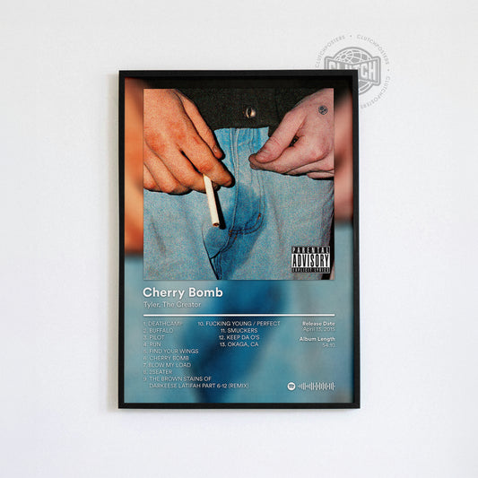Tyler The Creator 'Cherry Bomb' Album Poster